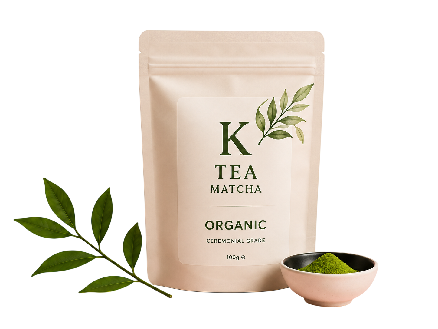 K Tea Matcha sample