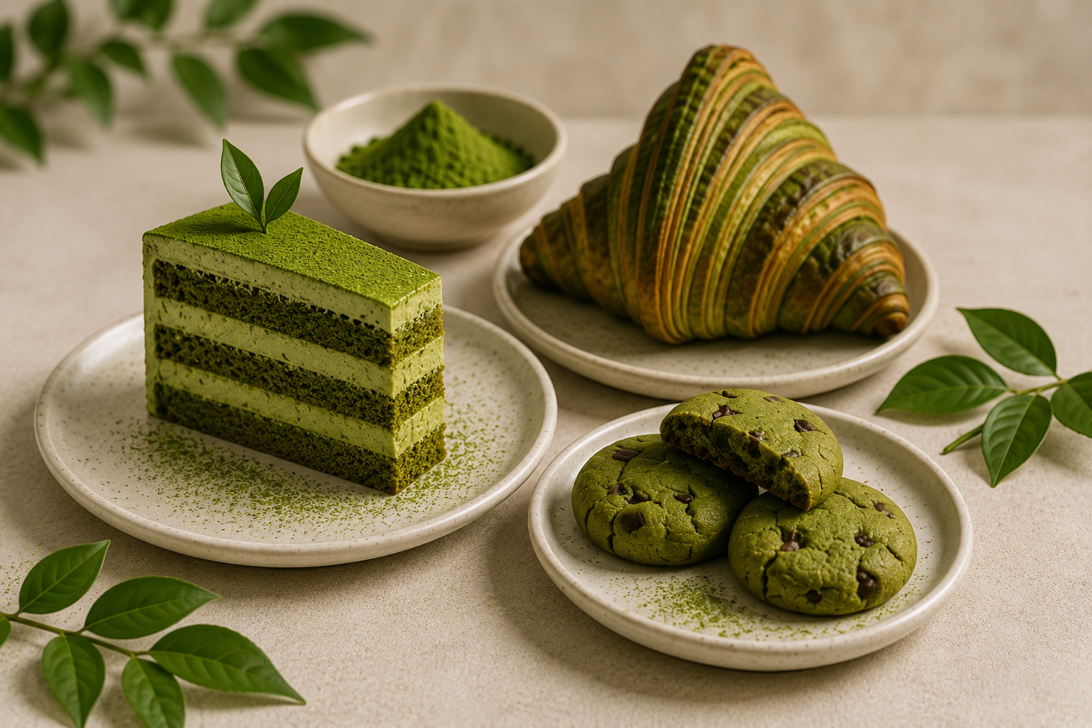 Matcha for bakery